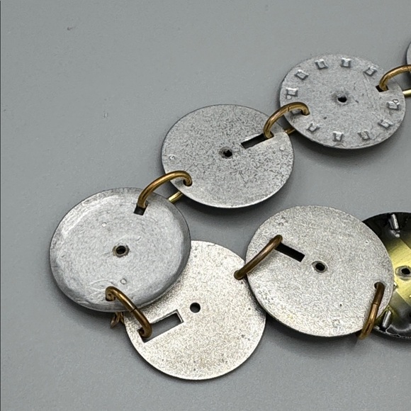 Vintage Chain Belt/necklace made of Antique Watch Dials - Picture 7 of 7